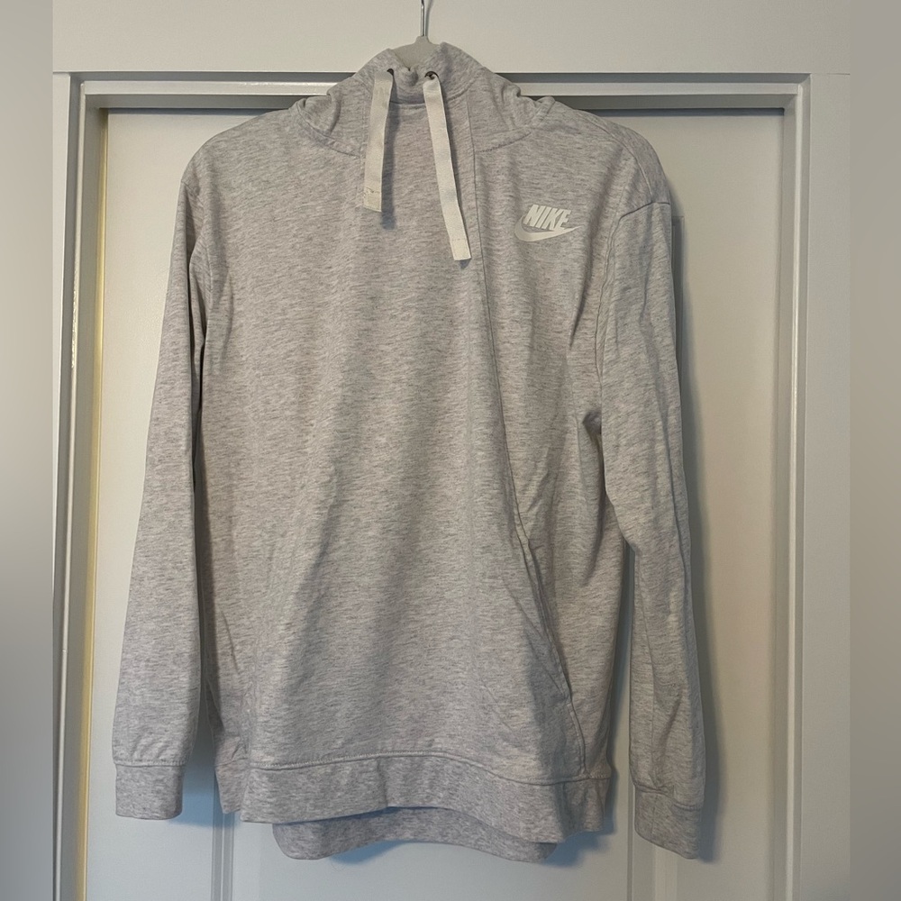 Nike Women’s Funnel Neck Grey Hoodie